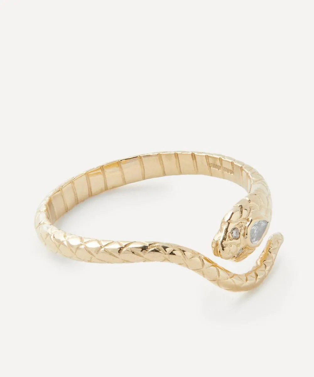 Celine Daoust Rings|Rings^14ct Gold Cobra Diamond Ring