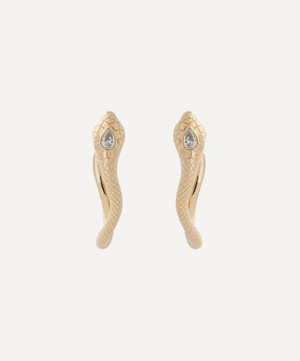 Celine Daoust Earrings|Earrings^14ct Gold Cobra Pear Diamond Stud Earrings