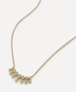 Celine Daoust Necklaces|Necklaces^14ct Gold Constellation Diamond Big Crown Pendant Necklace