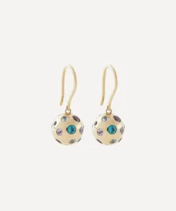 Liberty Earrings|Earrings^9ct Gold Constellation Multicoloured Nanostone Drop Earrings