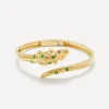 Yvonne Léon Bracelets|Bracelets^9ct Gold Crocodile Cuff Bracelet