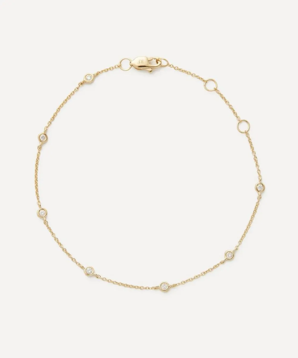 Roxanne First Bracelets|Bracelets^14ct Gold Diamond a Day Bracelet