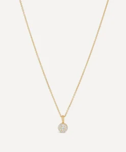 Dinny Hall Necklaces^9ct Gold Diamond Bonbon Pendant Necklace