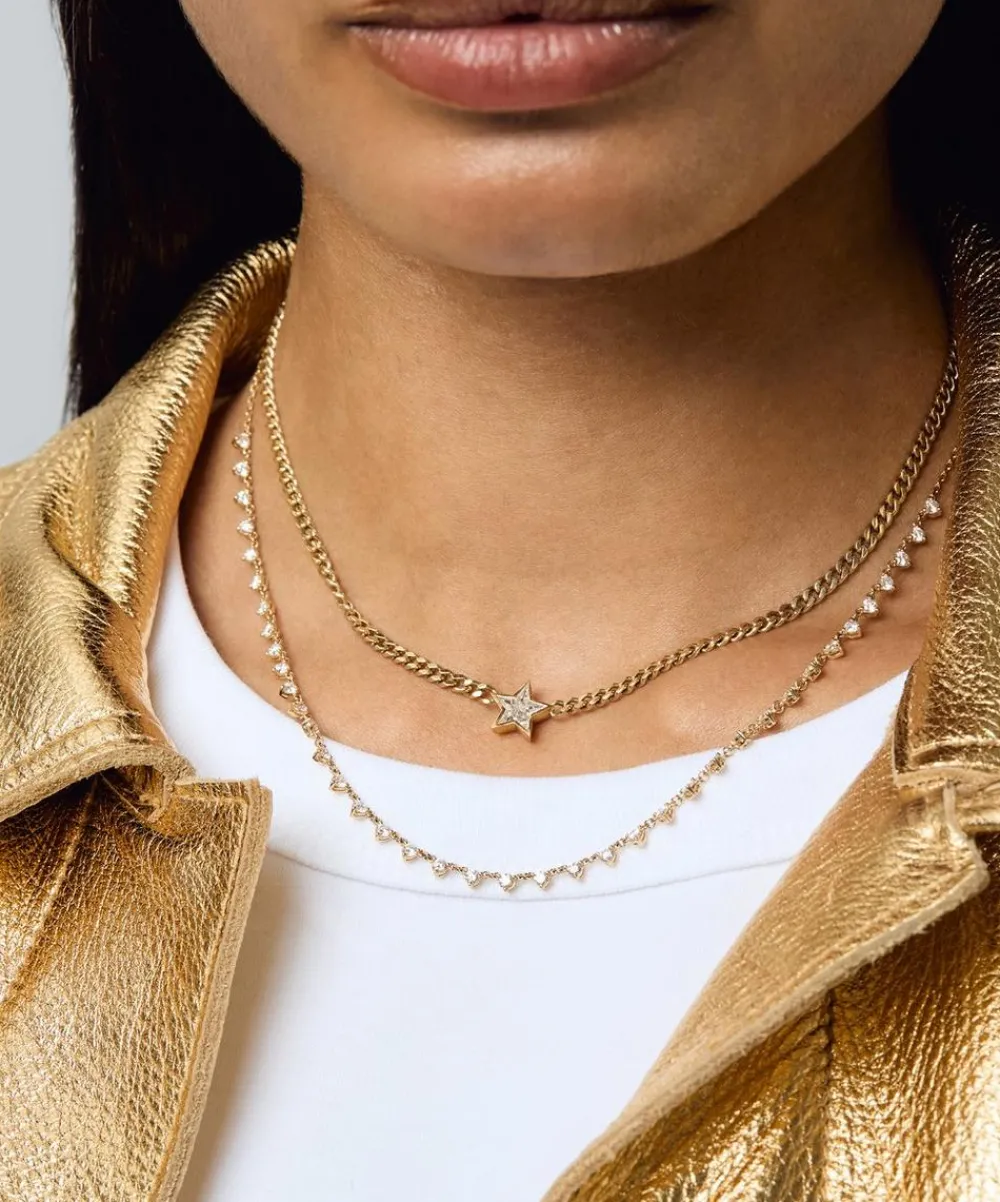 Roxanne First Necklaces^14ct Gold Diamond Cupcake Necklace