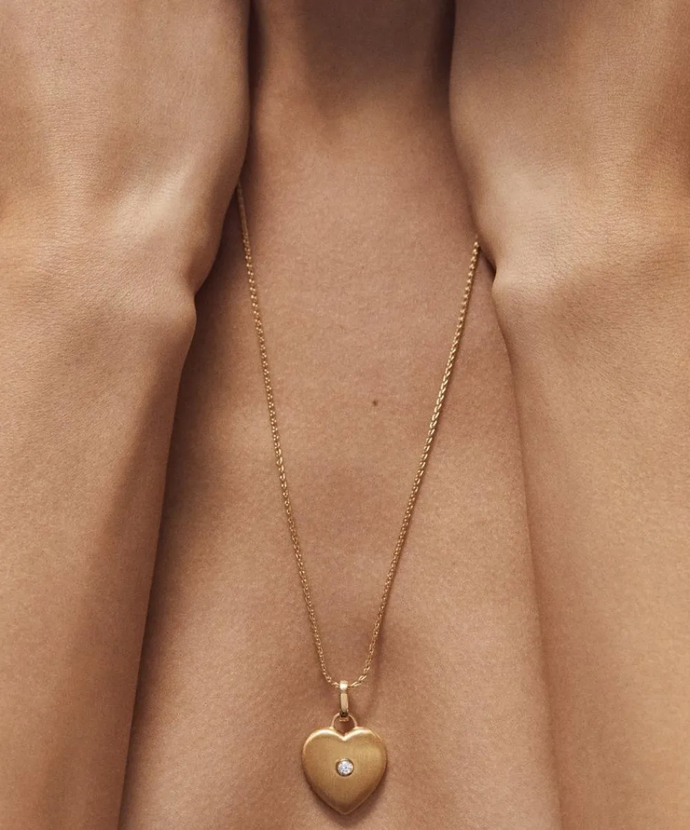 Marie Lichtenberg Charms & Pendants|Charms & Pendants^18ct Gold Diamond Heart Charm