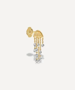 Yvonne Léon Earrings|Earrings^18ct Gold Diamond Jellyfish Drop Earring