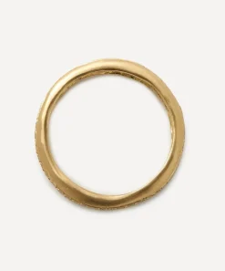 Satomi Kawakita Rings|Rings^18ct Gold Diamond Lined Band Ring