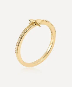 Rachel Jackson Rings^9ct Gold Diamond North Star Ring