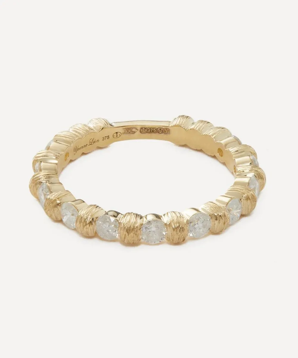 Yvonne Léon Rings|Rings^9ct Gold Diamond Wafer Ring