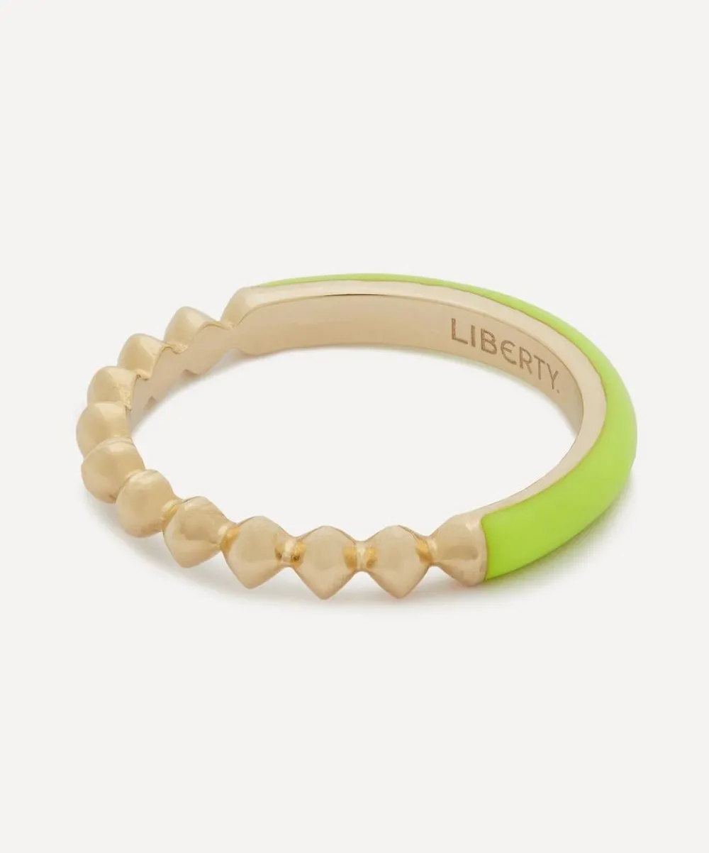 Liberty Rings|Rings^9ct Gold Eclipse Fluo Yellow Band Ring