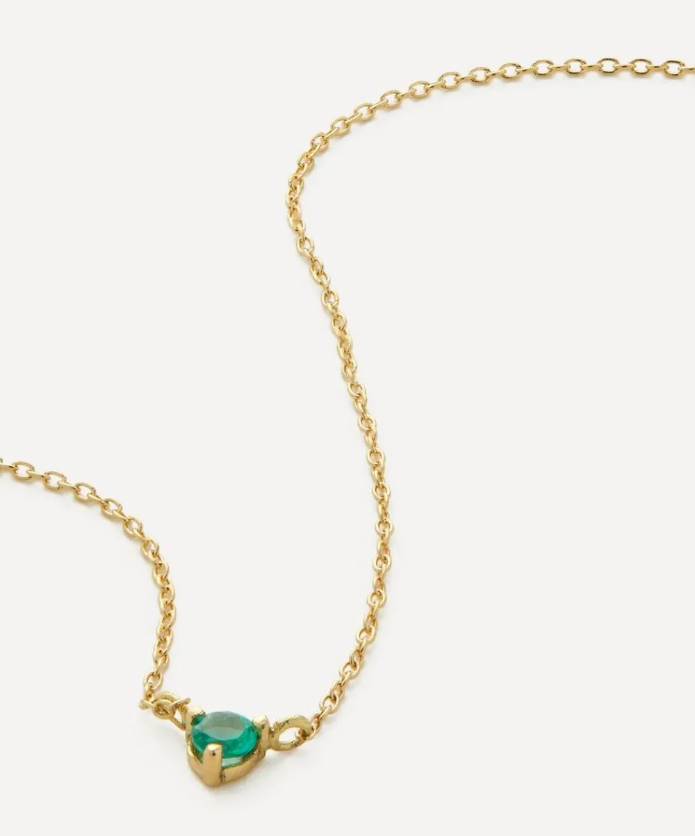Satomi Kawakita Necklaces|Necklaces^18ct Gold Emerald Birthstone Necklace