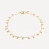 Sia Taylor Bracelets|Bracelets^18ct Gold Even Tiny Dots Bracelet