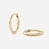 Missoma Earrings^14ct Gold Fine Classic Mini Hoop Earrings