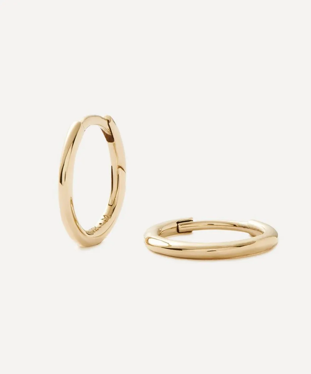 Missoma Earrings^14ct Gold Fine Classic Mini Hoop Earrings