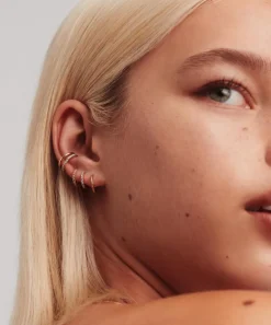 Missoma Earrings^14ct Gold Fine Classic Mini Hoop Earrings