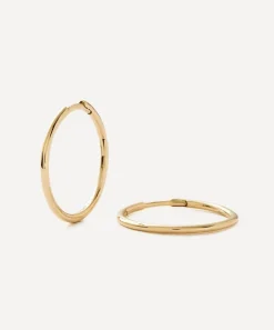 Missoma Earrings^14ct Gold Fine Classic Small Hoop Earrings