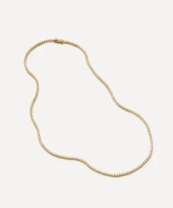 Missoma Necklaces|Necklaces^14ct Gold Fine Diamond Tennis Necklace