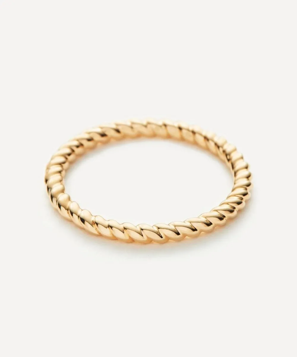 Missoma Rings|Rings^14ct Gold Fine Rope Stacking Ring