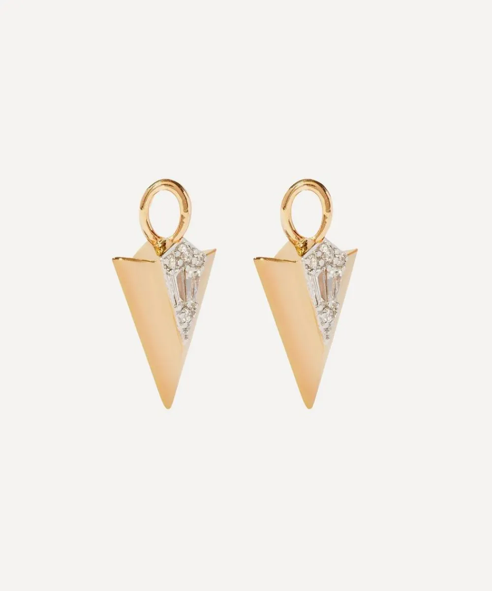 Annoushka Earrings|Earrings^18ct Gold Flight Arrow Diamond Earring Drops