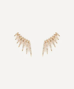 Celine Daoust Earrings|Earrings^14ct Gold Flying Wings Diamond Stud Earrings