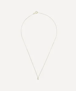 AURUM + GREY Necklaces^9ct Gold G Initial Pendant Necklace