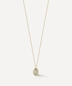 Mateo Necklaces|Necklaces^14ct Gold Green Amethyst Pendant Necklace