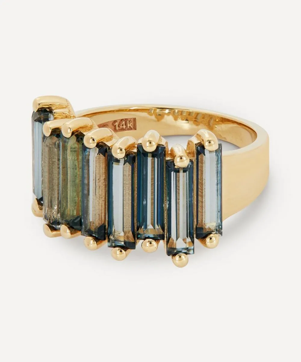 Suzanne Kalan Rings|Rings^14ct Gold Green Envy Topaz Fireworks Ring