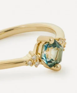 Suzanne Kalan Rings|Rings^14ct Gold Green Envy Topaz Diamond Ring