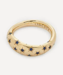 Liberty Rings|Rings^9ct Gold Handmade Ianthe Star Blue Sapphire Ring