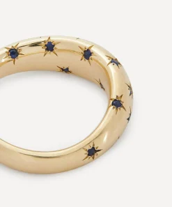 Liberty Rings|Rings^9ct Gold Handmade Ianthe Star Blue Sapphire Ring