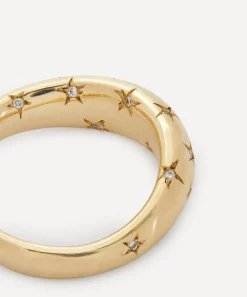 Liberty Rings|Rings^18ct Gold Handmade Ianthe Star Diamond Ring