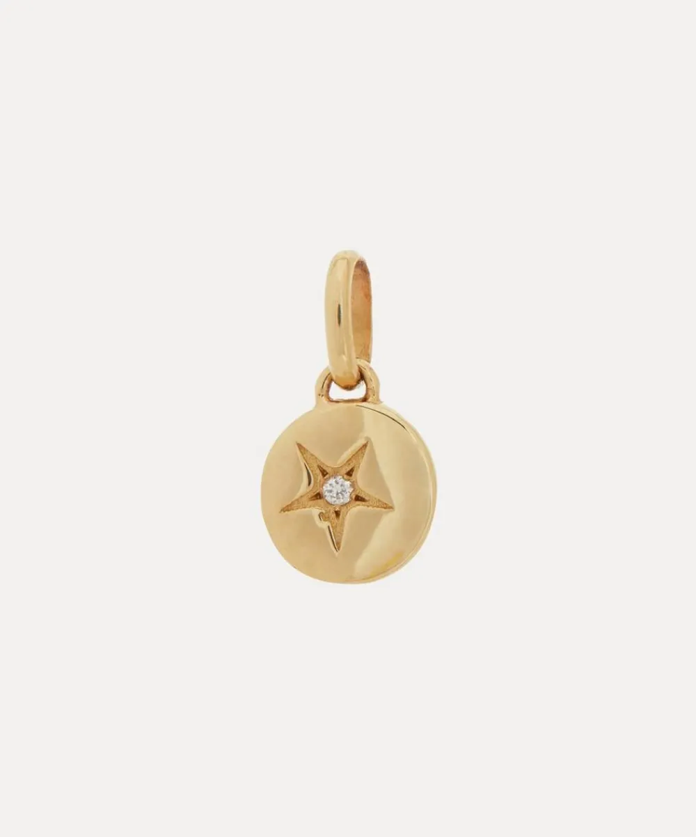 Liberty Charms & Pendants|Charms & Pendants^9ct Gold Handmade Ianthe Star Diamond Pendant
