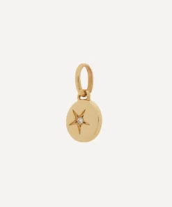 Liberty Charms & Pendants|Charms & Pendants^9ct Gold Handmade Ianthe Star Diamond Pendant