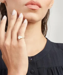 Seb Brown Rings|Rings^9ct Gold Happy Face Signet Ring