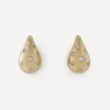 Roxanne First Earrings^14ct Gold Happy Tears Diamond Stud Earrings