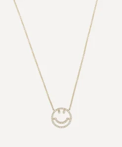 Roxanne First Necklaces|Necklaces^14ct Gold Have a Nice Day Diamond Pendant Necklace