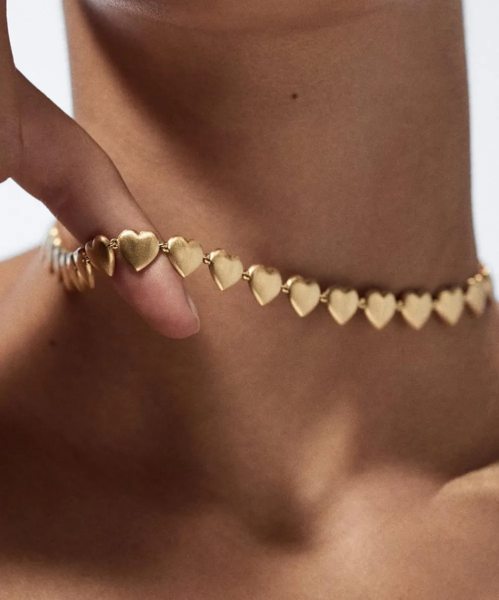 Marie Lichtenberg Necklaces|Necklaces^18ct Gold Heart Chain Necklace