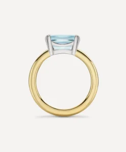 Dinny Hall Rings^18ct Gold Hollie Fine Aquamarine Ring