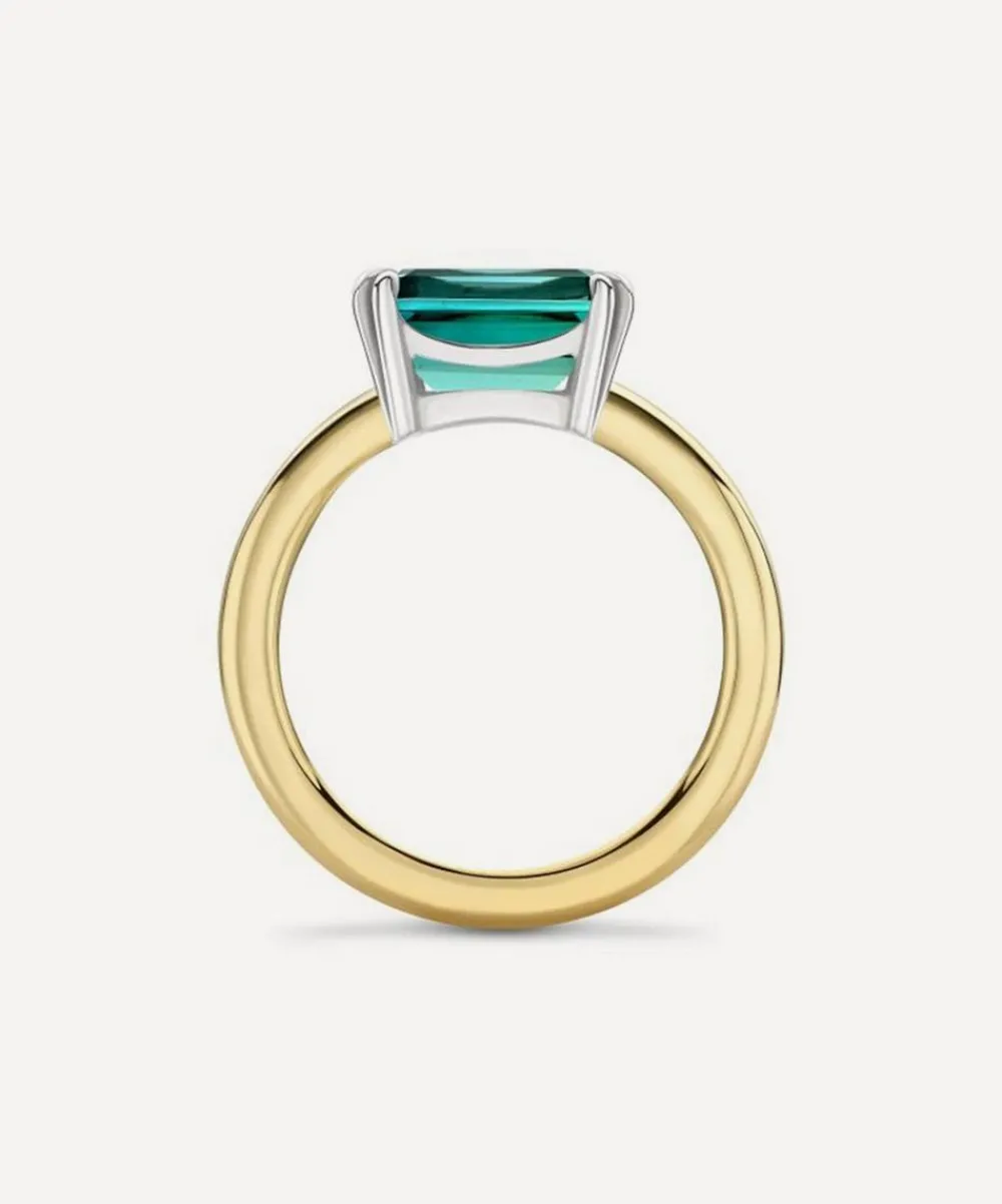 Dinny Hall Rings|Rings^18ct Gold Hollie Teal Tourmaline Ring