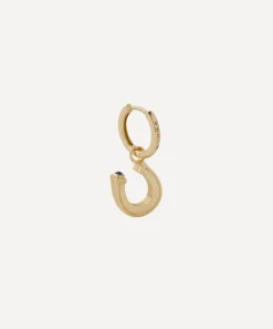 Marie Lichtenberg Earrings|Earrings^18ct Gold Horseshoe Hoop Earring