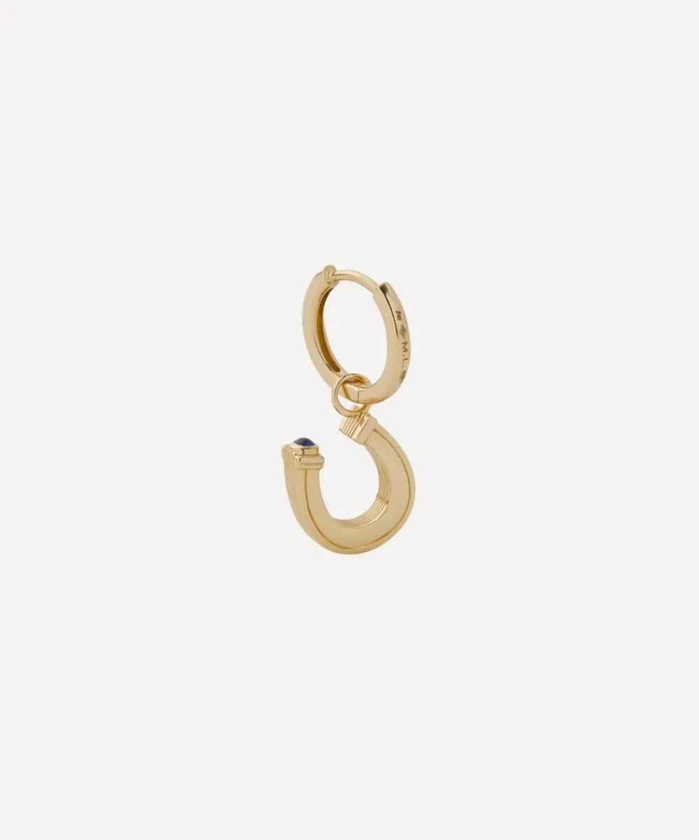 Marie Lichtenberg Earrings|Earrings^18ct Gold Horseshoe Hoop Earring