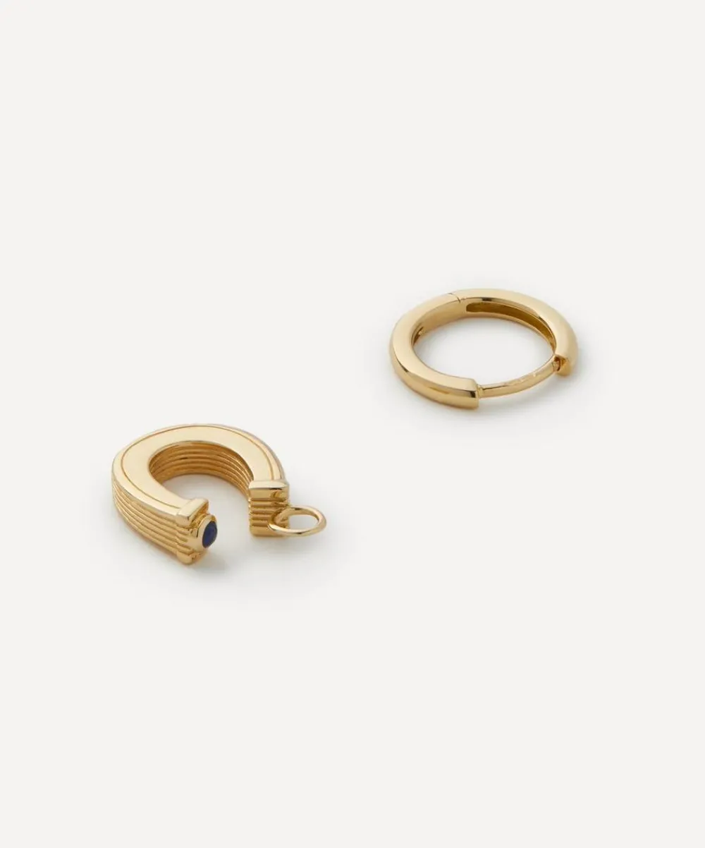 Marie Lichtenberg Earrings|Earrings^18ct Gold Horseshoe Hoop Earring