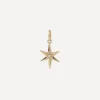 Liberty Charms & Pendants|Charms & Pendants^9ct Gold Ianthe Star 6 Point Diamond Star Pendant