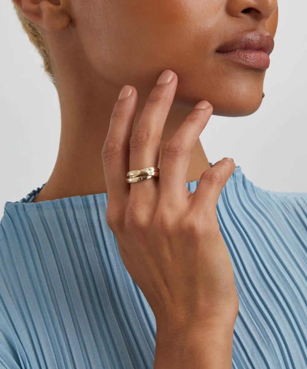 Liberty Rings|Rings^9ct Gold Ianthe Star Amethyst Ring