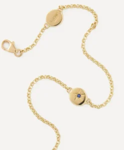 Liberty Bracelets|Bracelets^9ct Gold Ianthe Star Blue Sapphire Bracelet