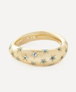 Liberty Rings|Rings^9ct Gold Ianthe Star Blue Swiss Topaz Ring
