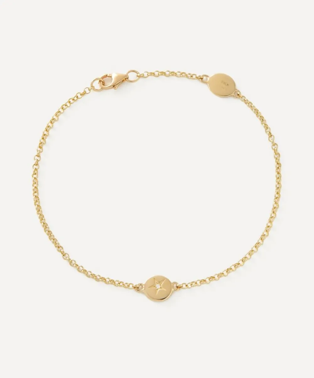 Liberty Bracelets|Bracelets^9ct Gold Ianthe Star Diamond Bracelet