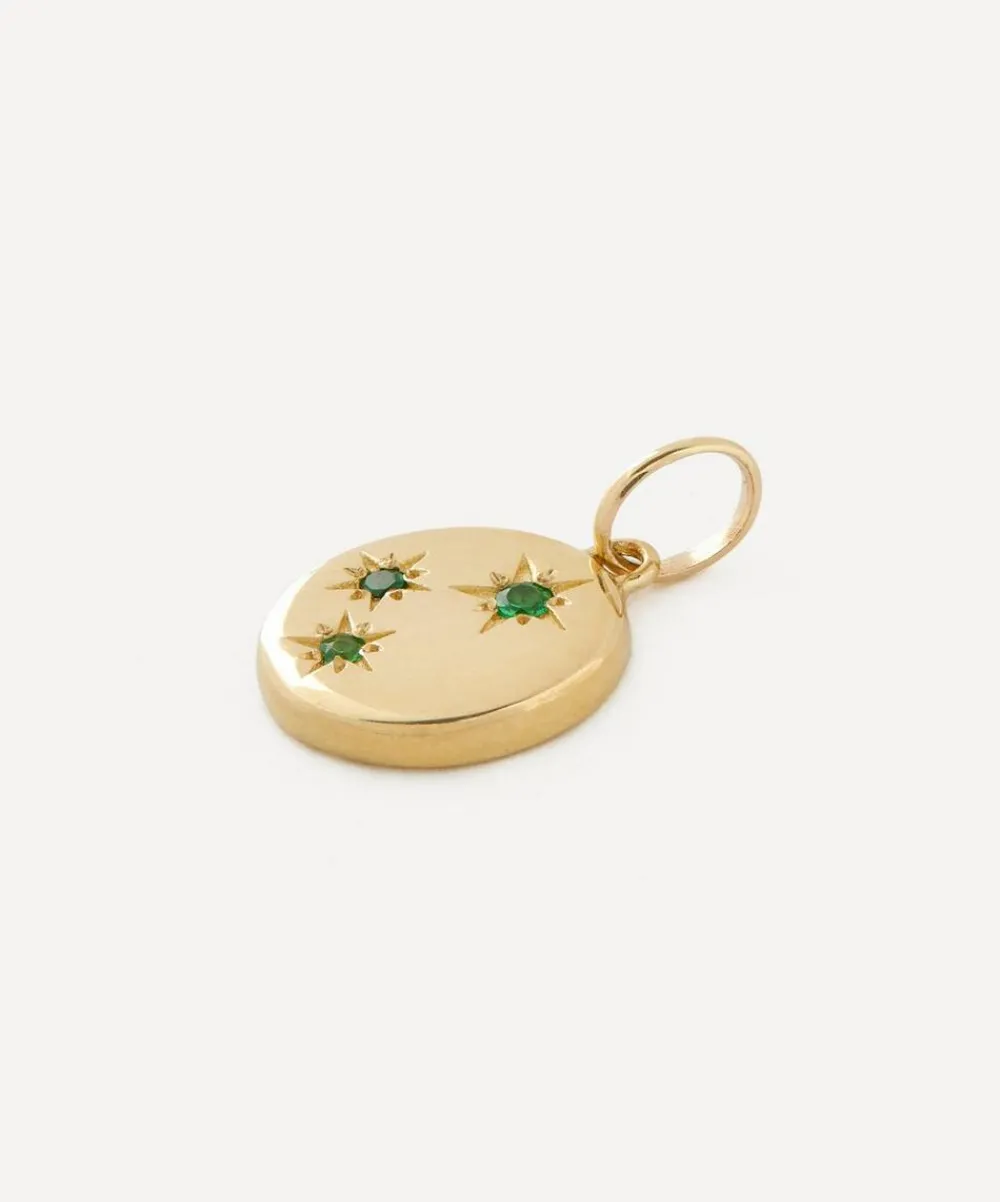 Liberty Charms & Pendants|Charms & Pendants^9ct Gold Ianthe Star Large Tsavorite Pendant
