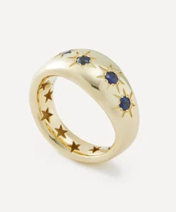 Liberty Rings|Rings^9ct Gold Ianthe Star Luxury Sapphire Band Ring