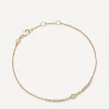 Astley Clarke Bracelets^14ct Gold Icon Nova Mini Diamond Bracelet